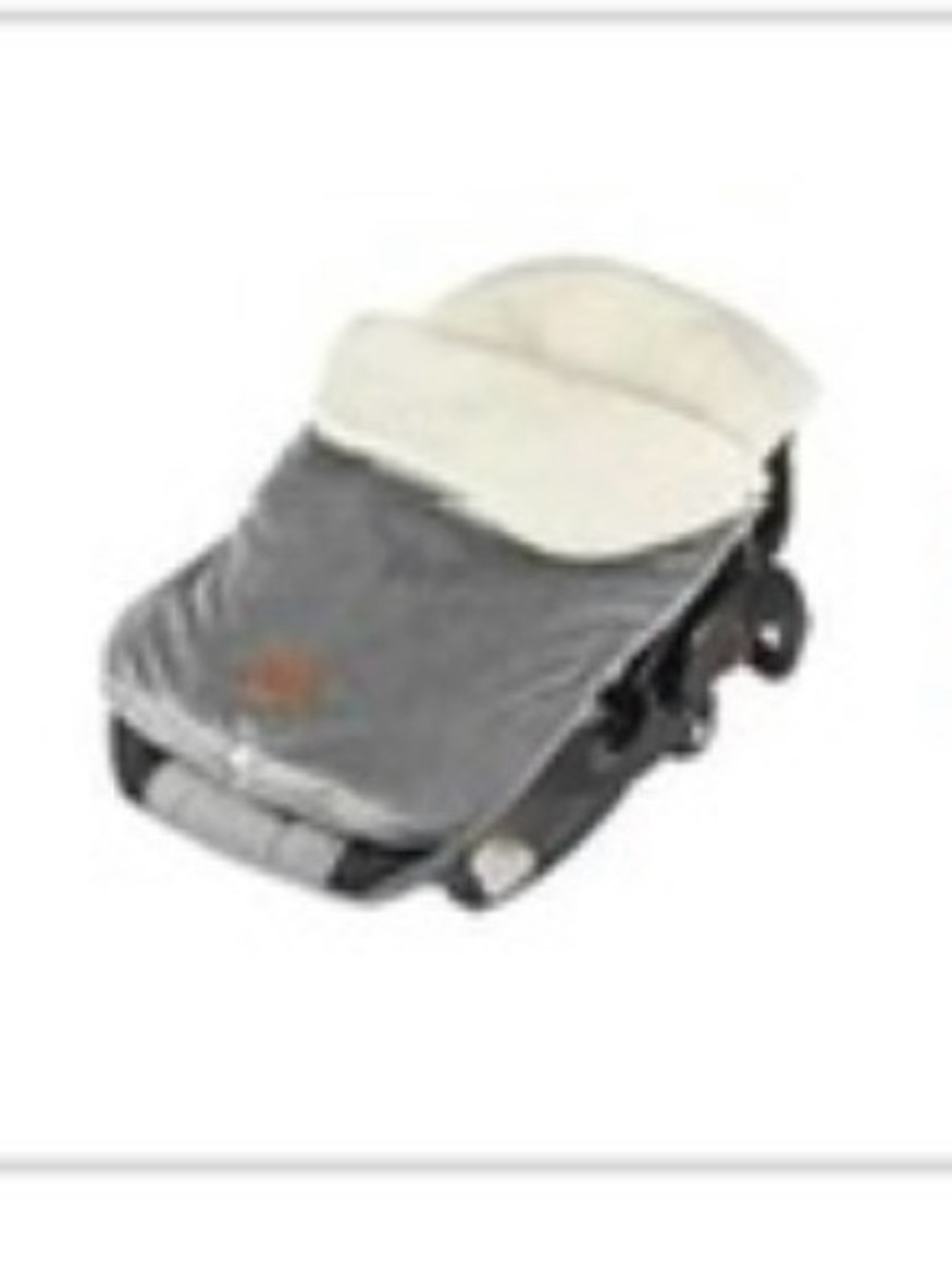 JJ Cole Infant BundleMe Bunting in gray & Cream